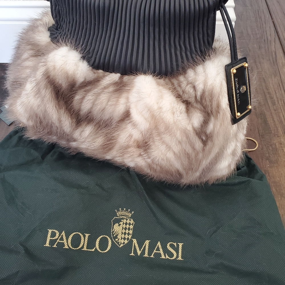 Paolo Masi Mink fur bag + FREE Shipping